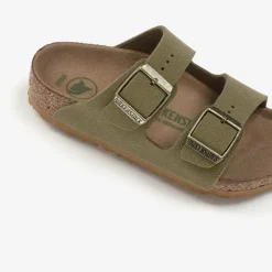 Birkenstock Green Faux Leather Sandals Outlet