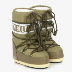 Moon Boot Green Icon Nylon Snow Boots Best