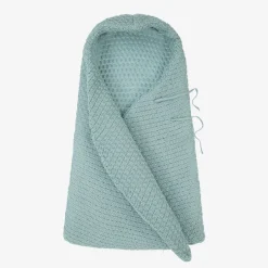 Minutus Green Knit Cotton Baby Nest (75cm) Hot