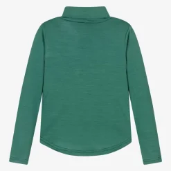 Smalls Merino Green Merino Wool Roll Neck Top Clearance