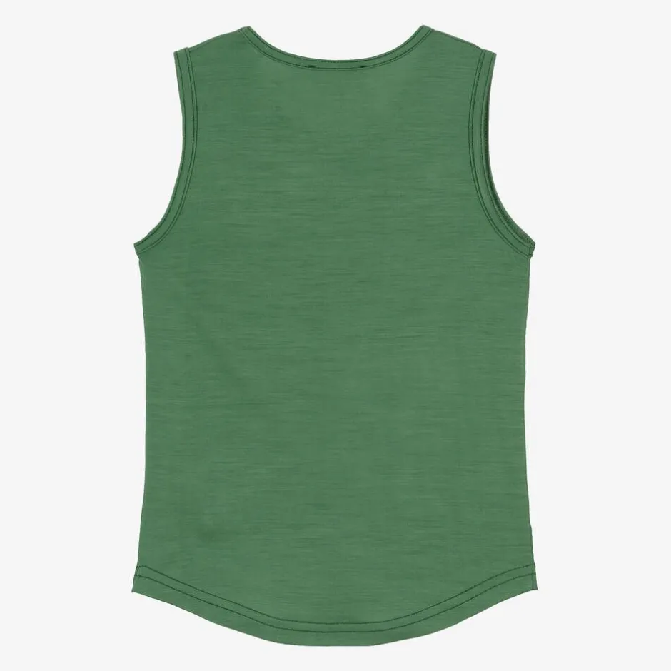 Smalls Merino Green Merino Wool Vest Top Hot