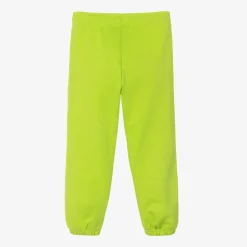 Mini Rodini Green Organic Cotton Cats Joggers Discount