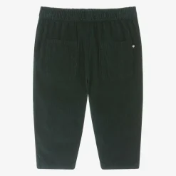 Molo Green Organic Cotton Corduroy Trousers PonderosaPine New