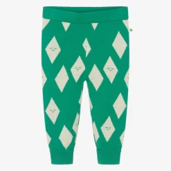 The Bonniemob Green Organic Cotton Knitted Joggers Outlet