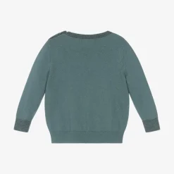 The Bonniemob Green Organic Cotton Knit Acorn Sweater Hot