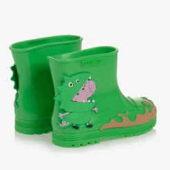 Mini Melissa Green Peppa Pig Rain Boots Hot