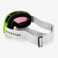 Roarsome Green Polarised Anti-Fog Ski Goggles Online