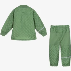 CeLaVi Green Quilted Jacket & Trouser Set Outlet