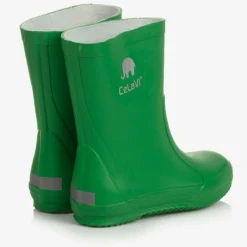 CeLaVi Green Rubber Rain Boots Online