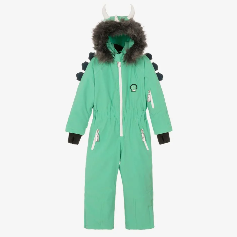 Roarsome Green Spike The Dinosaur Snowsuit Sale