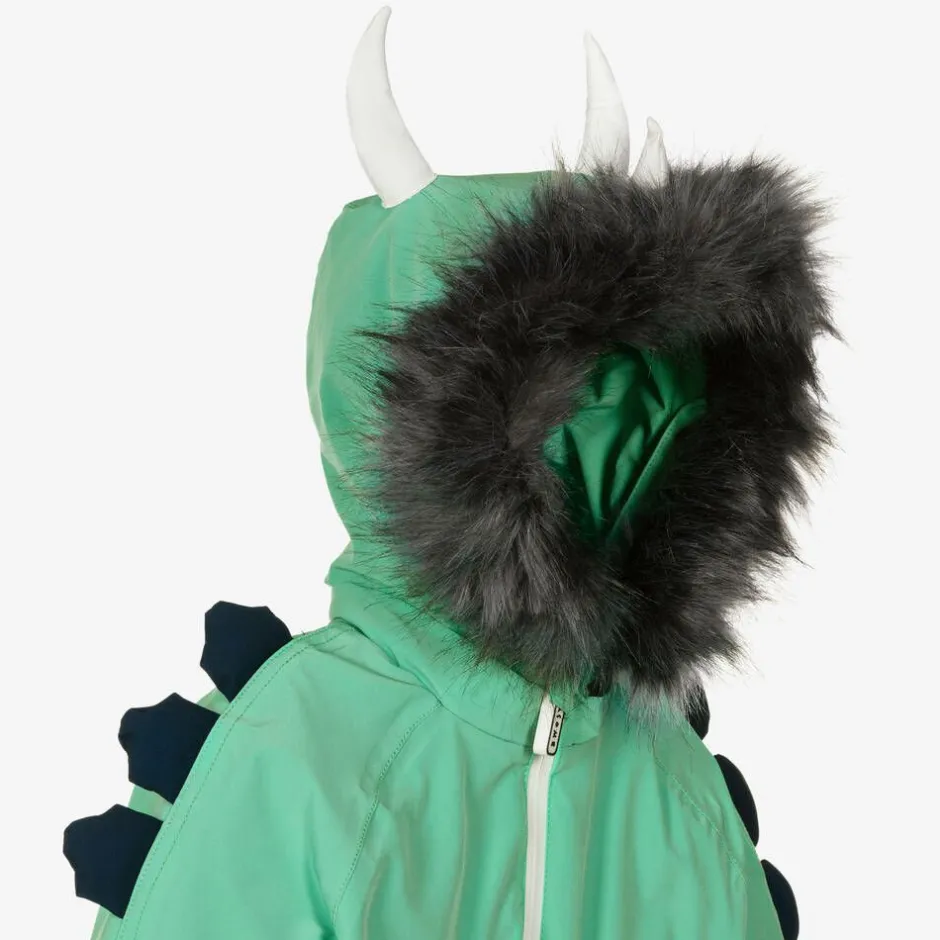 Roarsome Green Spike The Dinosaur Snowsuit Sale