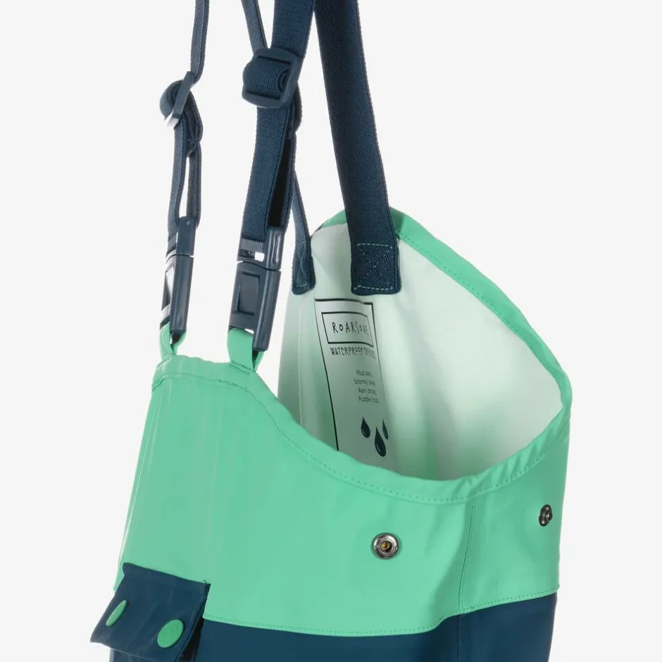 Roarsome Green Spike The Dinosaur Rain Trousers Outlet