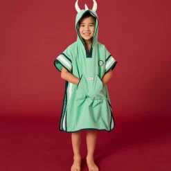 Roarsome Green Spike The Dinosaur Poncho Towel Hot