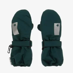 Molo Green Thermal Mittens PonderosaPine