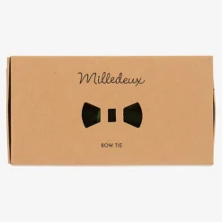 Milledeux Green Velvet Bow Tie (10cm) New
