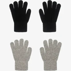 CeLaVi Grey & Black Gloves (2 Pack)