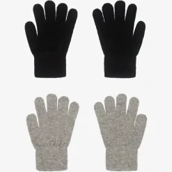 CeLaVi Grey & Black Gloves (2 Pack)