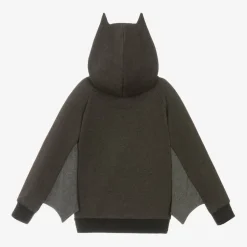 Wauw Capow Grey & Silver Cotton Bat Hoodie Discount