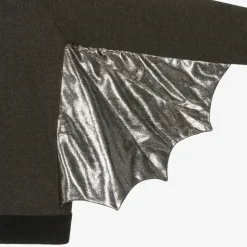 Wauw Capow Grey & Silver Cotton Bat Hoodie Discount