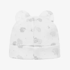 Kissy Kissy Grey & White Cotton Baby Sheep Hat Best
