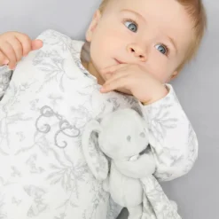 Tartine et Chocolat Grey Augustin the Rabbit Baby Comforter (25cm) Clearance