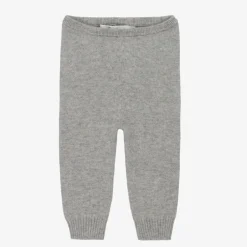 Bonpoint Grey Cashmere Knit Leggings Hot