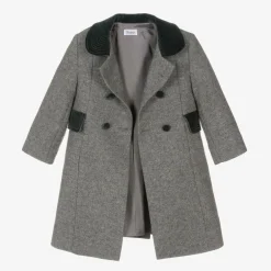 Ancar Grey Classic Wool Coat