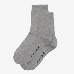 Falke Grey Cotton Ankle Socks Hot