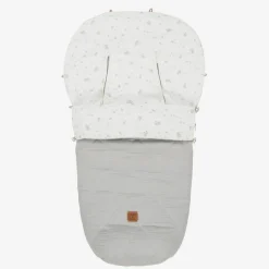 Uzturre Grey Cotton Footmuff (93cm) Clearance