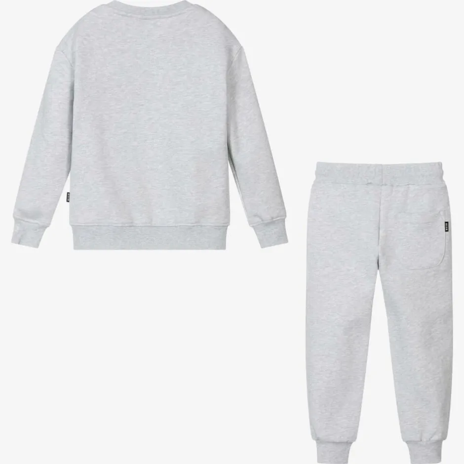 MSGM Grey Cotton Jersey Tracksuit Sale