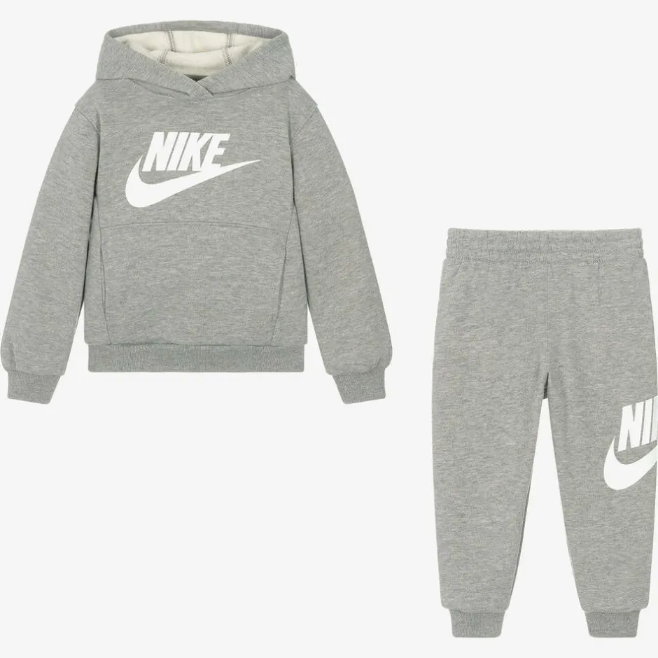 Nike Grey Cotton Tracksuit Best
