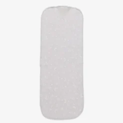 Kissy Kissy Grey Crescent Moonlight Pima Cotton Burp Cloth (48cm)