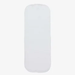 Kissy Kissy Grey Crescent Moonlight Pima Cotton Burp Cloth (48cm)