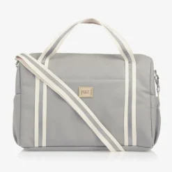 Paz Rodríguez Grey Faux Leather Changing Bag (36cm) Online