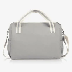 Paz Rodríguez Grey Faux Leather Changing Bag (36cm) Online