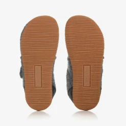 Giesswein Grey Felted Wool Slippers Clearance