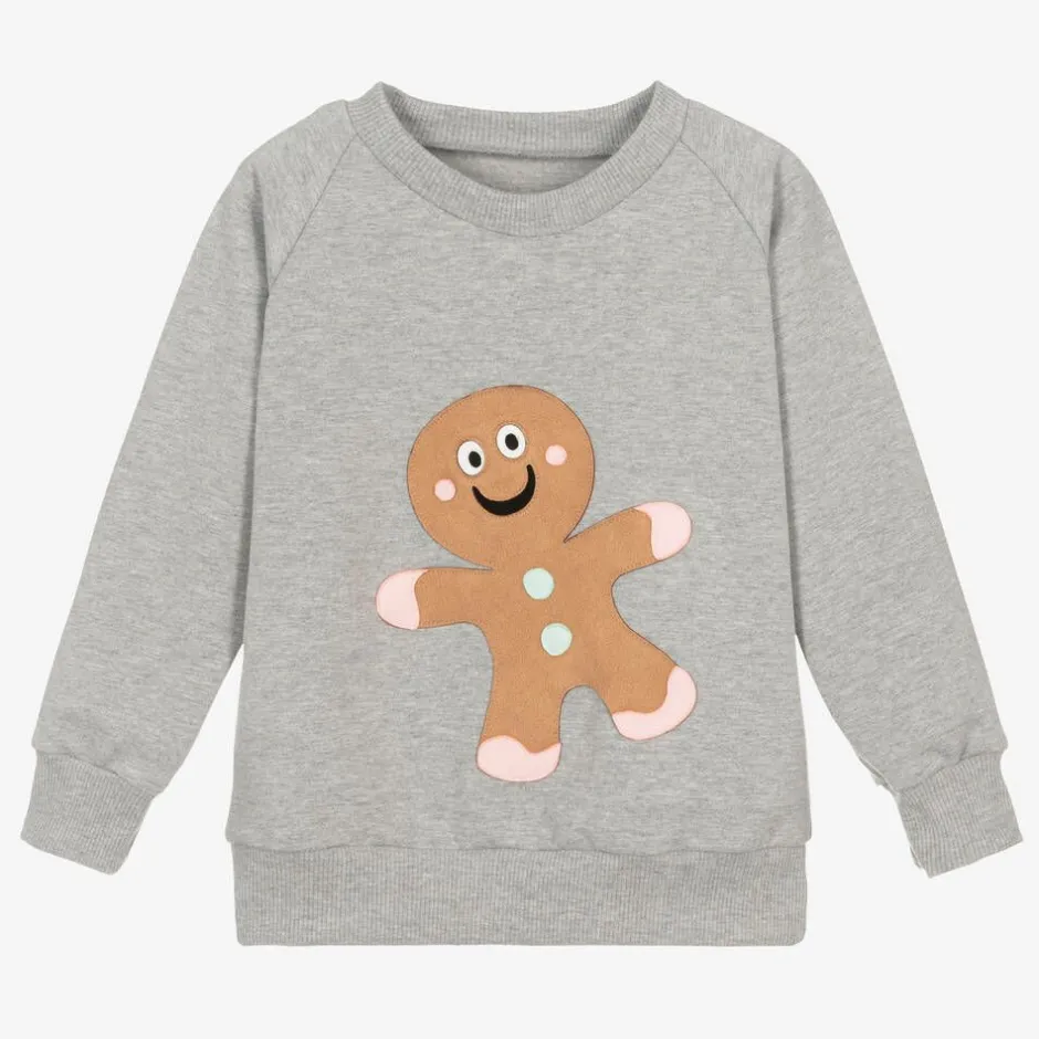 Wauw Capow Grey Gingerbread Sweatshirt Clearance