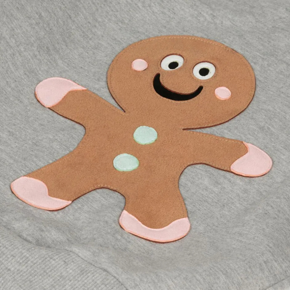Wauw Capow Grey Gingerbread Sweatshirt Clearance