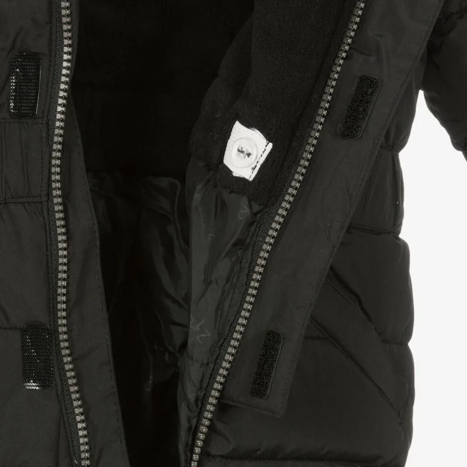 Deux par Deux Grey Hooded Baby Snowsuit Clearance