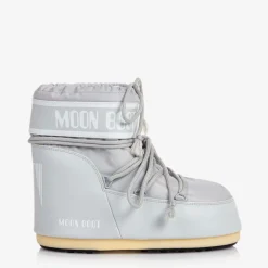 Moon Boot Grey Icon Short Snow Boots Hot