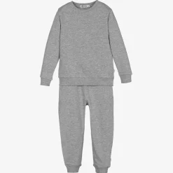 Minymo Grey Marl Cotton Tracksuit Online