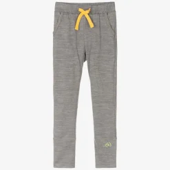 Smalls Merino Grey Marl Merino Wool Slim Joggers Clearance
