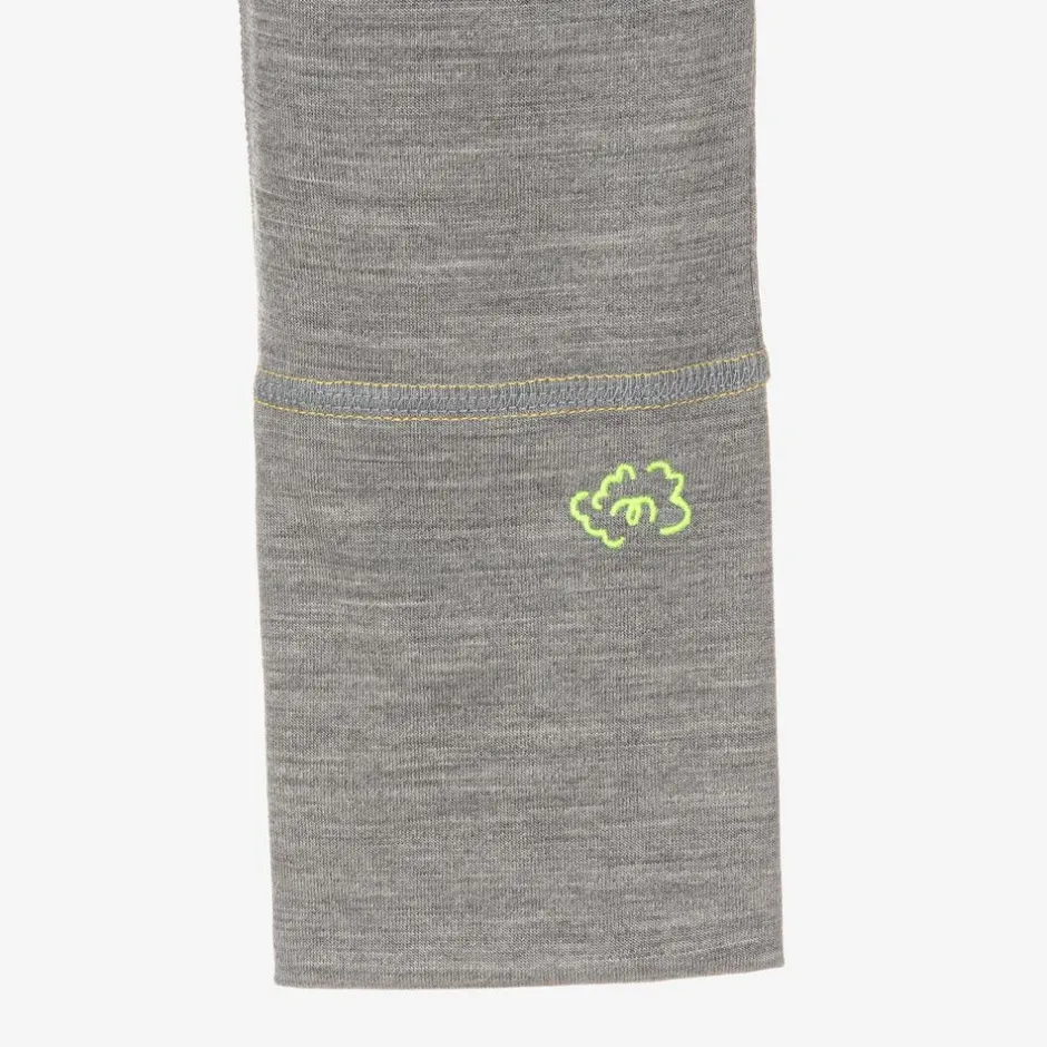 Smalls Merino Grey Marl Merino Wool Slim Joggers Clearance