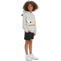 Wauw Capow Grey Marl Monster Hoodie Sale