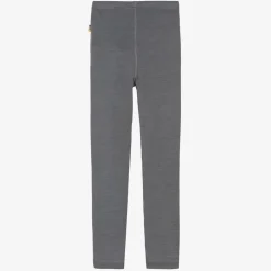 Joha Grey Merino Wool & Silk Leggings Hot