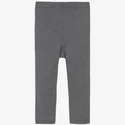 Joha Grey Merino Wool & Silk Leggings New