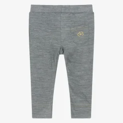 Smalls Merino Grey Merino Wool Baby Joggers New