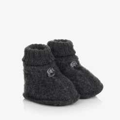 Joha Grey Merino Wool Booties Hot