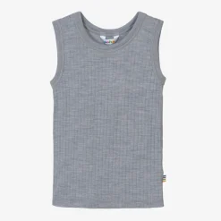 Joha Grey Merino Wool Vest Discount