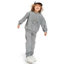 Wauw Capow Grey Organic Cotton Monster Sweatshirt Outlet